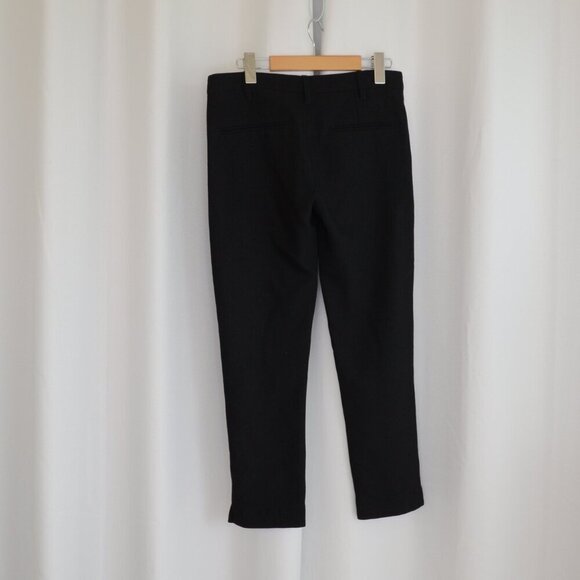 Ann Demeulemeester Black Wool Tapered Pants Sz 2 - Picture 3 of 7
